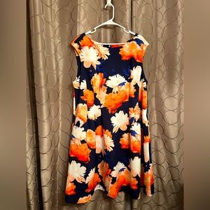 Brand new Vince Camuto midi floral dress. Size 20W.